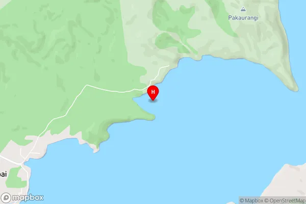 Hollands Bay,Northland Area Map