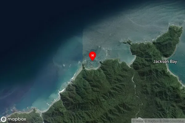 Homminy Cove,West Coast Satellite Map