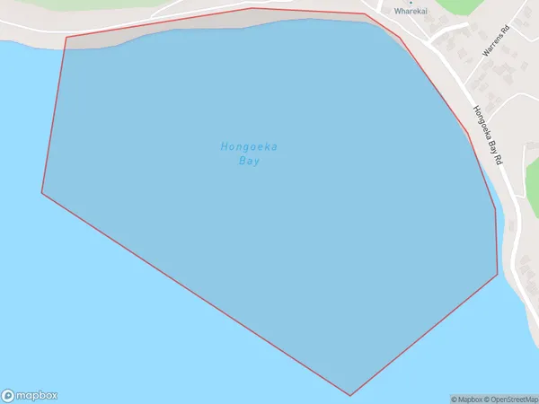 Hongoeka Bay, Wellington Polygon Area Map