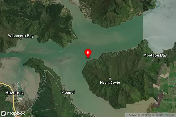 Hoods Bay,Marlborough Satellite Map