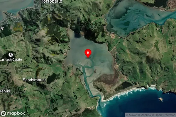 Hoopers Inlet,Otago Satellite Map