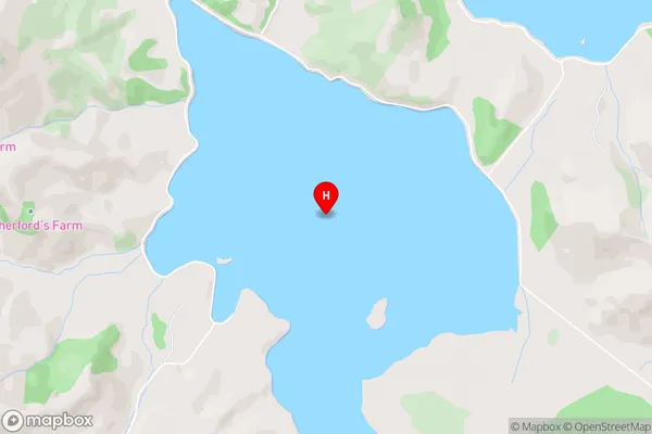 Hoopers Inlet,Otago Area Map