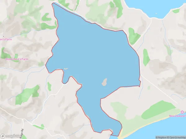 Hoopers Inlet, Otago Polygon Area Map