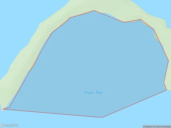 Hopai Bay, Marlborough Polygon Area Map
