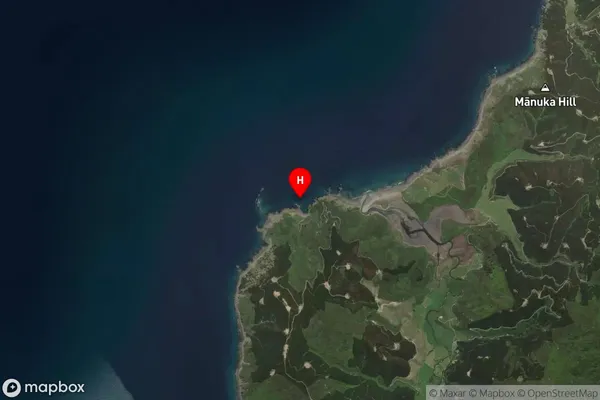 Hori Bay,Nelson Satellite Map