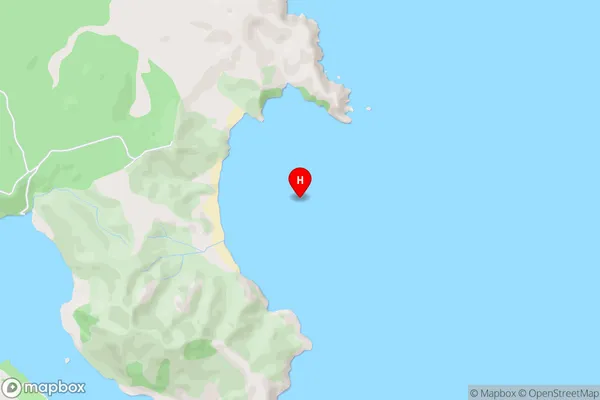 Houhora Bay,Northland Area Map