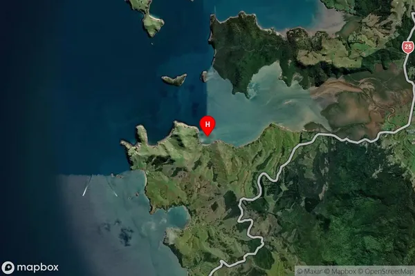 Howell Bay,Waikato Satellite Map