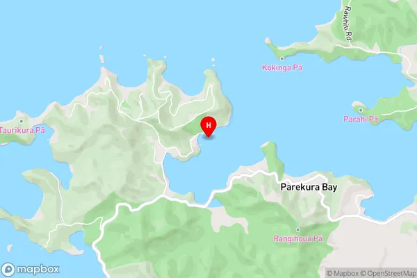 Huirangi Inlet,Northland Area Map