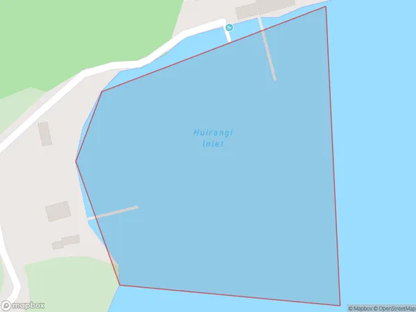 Huirangi Inlet, Northland Polygon Area Map