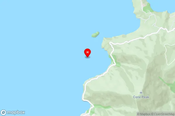 Island Bay / Huritini,Marlborough Area Map