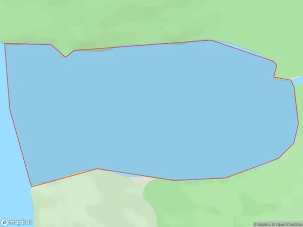 Islet Cove, Southland Polygon Area Map