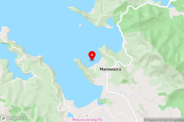 Jacks Bay,Northland Area Map