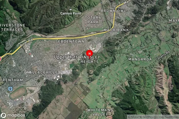 Kingsley Heights,Wellington Satellite Map