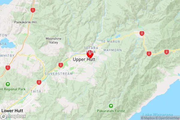 Kingsley Heights,Wellington Region Map