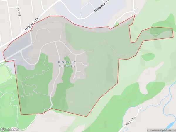 Kingsley Heights, Wellington Polygon Area Map