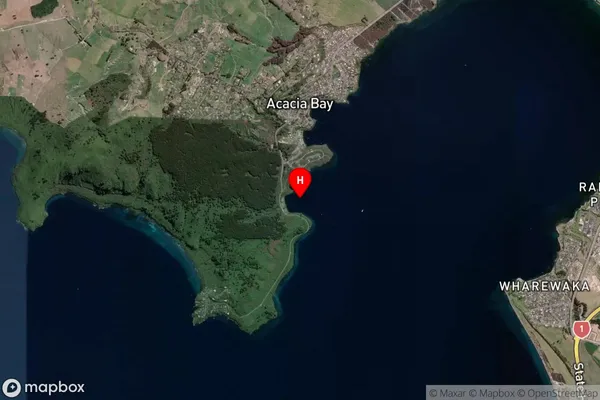 Jerusalem Bay,Waikato Satellite Map