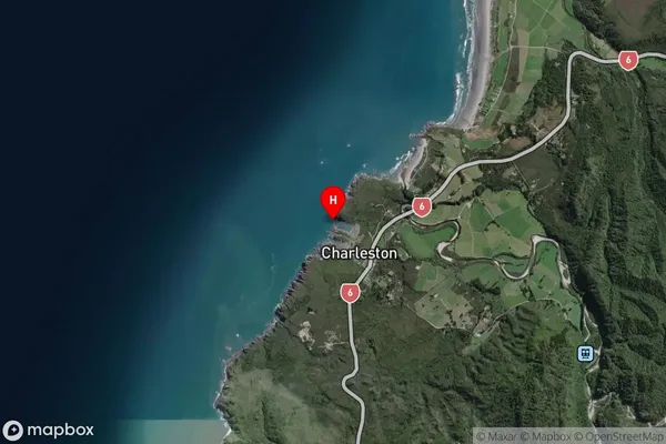 Joyce Bay,West Coast Satellite Map