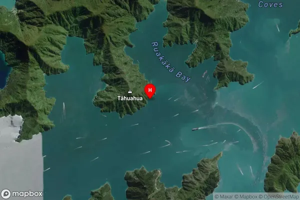 Kahika Bay,Marlborough Satellite Map