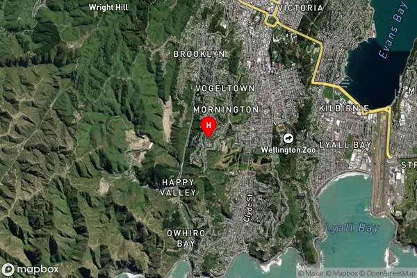 Kingston,Wellington Satellite Map