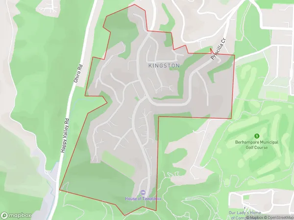 Kingston, Wellington Polygon Area Map