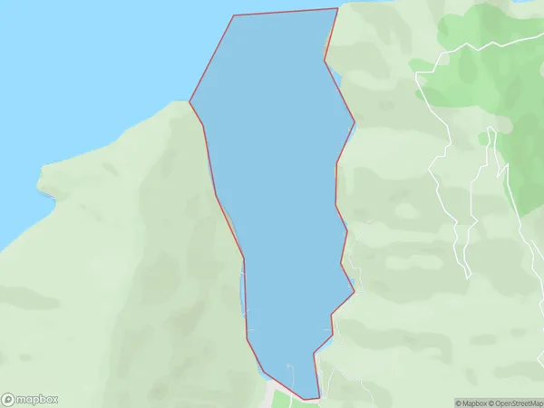 Kahikatea Bay, Marlborough Polygon Area Map