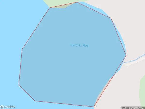 Kaihiki Bay, Northland Polygon Area Map