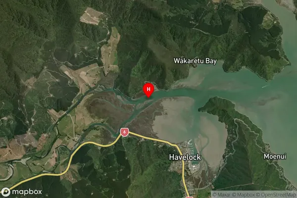 Kaikumera Bay,Marlborough Satellite Map