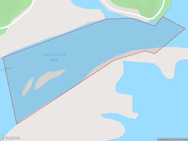 ZipCode 7100 Map for Kaikumera Bay