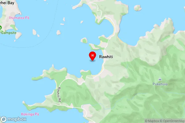 Kaingahoa Bay,Northland Area Map