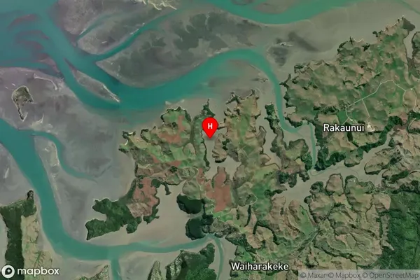 Kaitawa Inlet,Waikato Satellite Map