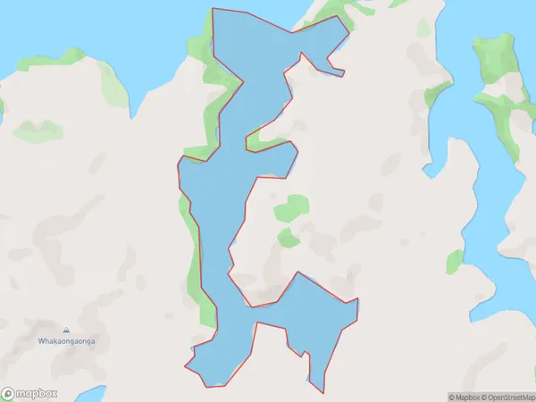 Kaitawa Inlet, Waikato Polygon Area Map