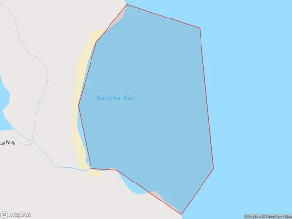 Kaituna Bay, Northland Polygon Area Map