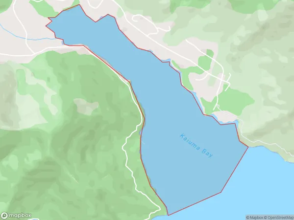 Kaiuma Bay, Marlborough Polygon Area Map