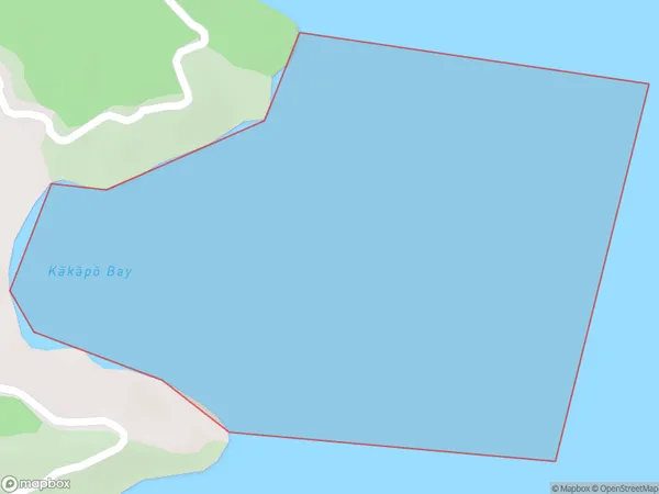 Kakapo Bay, Marlborough Polygon Area Map