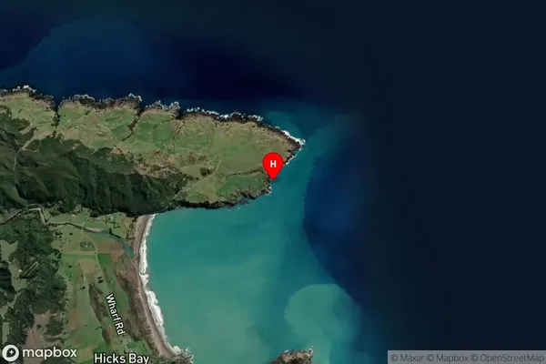 Kapokapo Bay,Gisborne Satellite Map