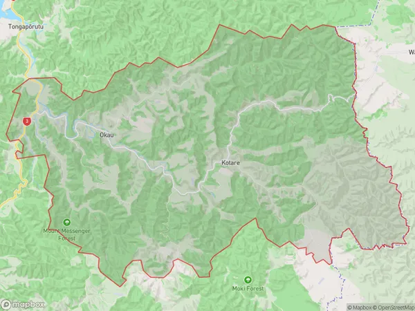 Ahititi, Taranaki Polygon Area Map