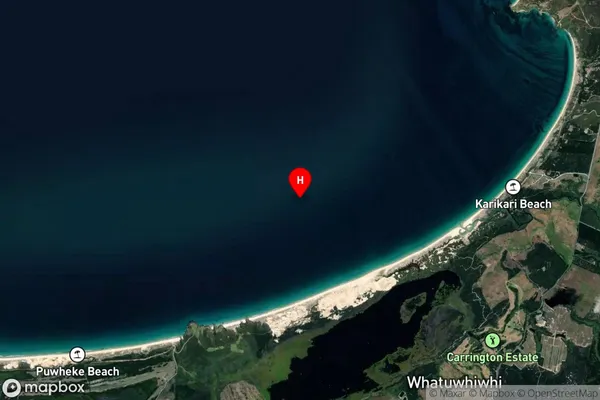 Karikari Moana,Northland Satellite Map