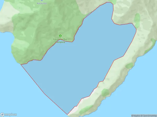 Kauauroa Bay, Marlborough Polygon Area Map