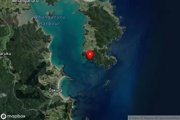 Kauri Bay,Northland Satellite Map