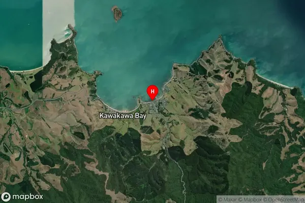 Kawakawa Bay,Auckland Satellite Map