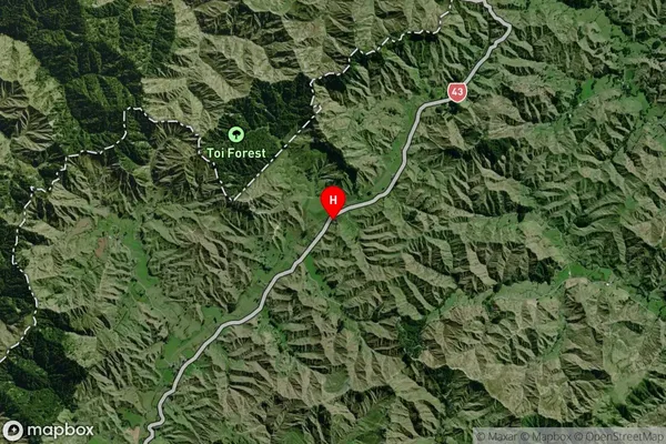 Kohuratahi,Manawatu-Wanganui Satellite Map