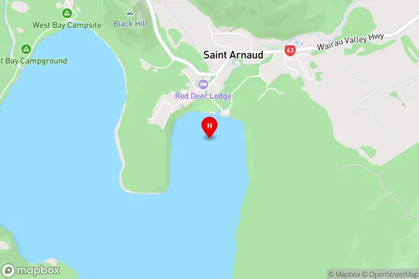 Kerr Bay,Tasman Area Map