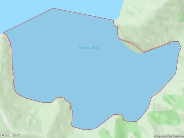Ketu Bay, Marlborough Polygon Area Map