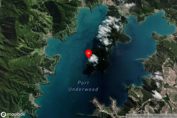 Kingfish Bay,Marlborough Satellite Map