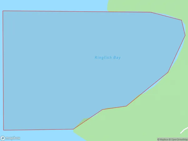 Kingfish Bay, Marlborough Polygon Area Map