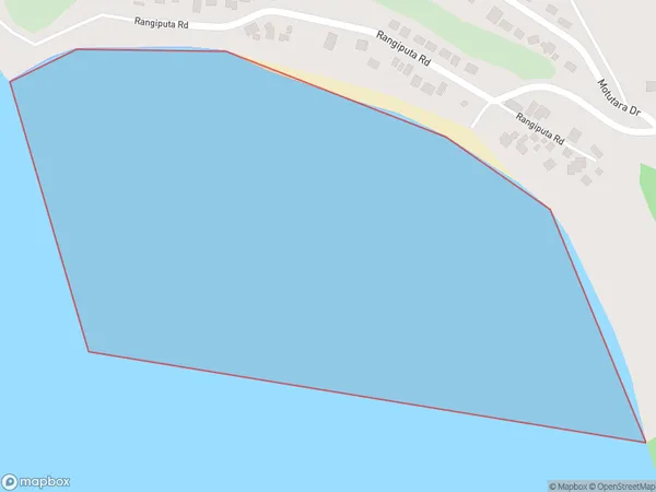 Kohanga Bay, Northland Polygon Area Map