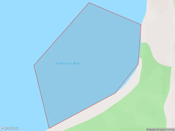 Kokorua Bay, Nelson Polygon Area Map