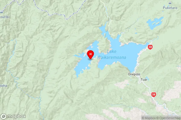 Korotipa Bay,Hawke's Bay Region Map