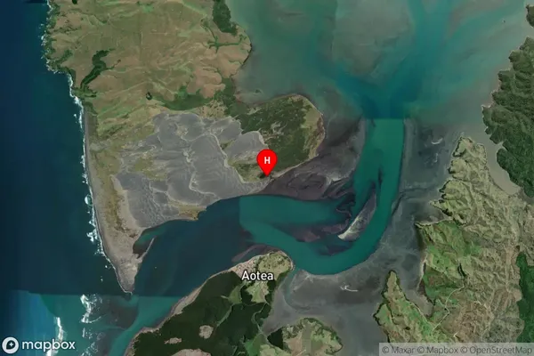 Korua Bay,Waikato Satellite Map