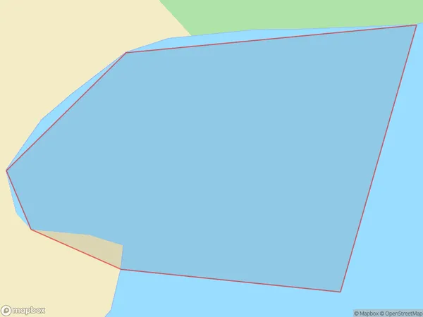 Korua Bay, Waikato Polygon Area Map